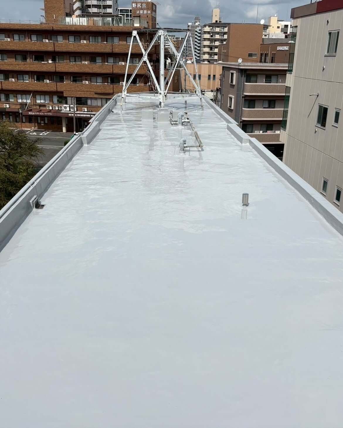 外装工事の施工写真