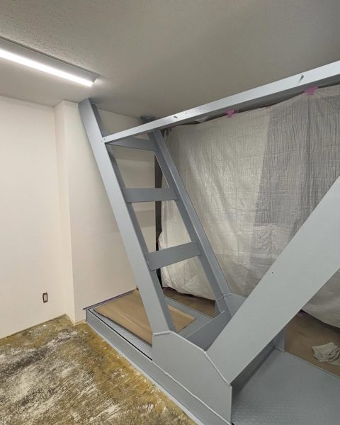 【長洲町】サビで痩せはじめた鉄骨を、ケレン作業から直して強度ごと回復の施工写真（4枚目）