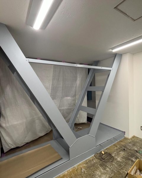 【長洲町】サビで痩せはじめた鉄骨を、ケレン作業から直して強度ごと回復の施工写真（5枚目）