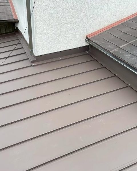 【熊本市】強風でも雨が巻き込まない、ガルバリウム鋼板の屋根に
