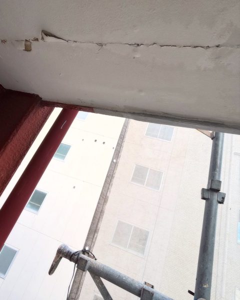 【熊本市】足場から塗装・板金・大工まで一式で。長く貸せるアパートにの施工写真（7枚目）