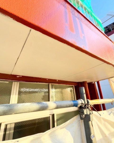 【熊本市】足場から塗装・板金・大工まで一式で。長く貸せるアパートにの施工写真（11枚目）