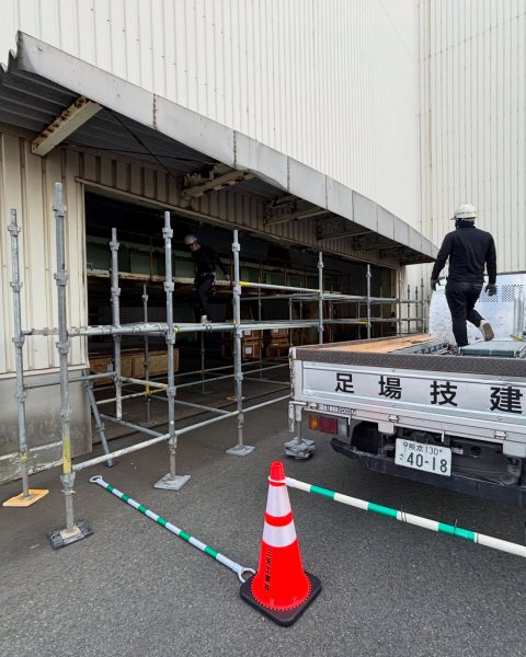 【長洲町】足場から仕上げまで一貫施工。企業様の鉄骨を長寿命化の施工写真（3枚目）