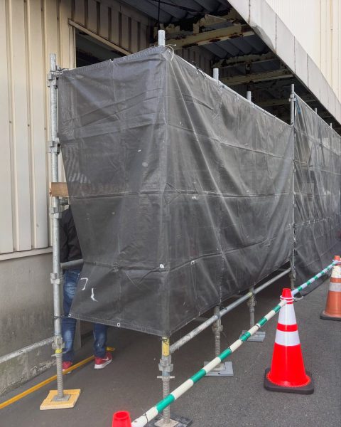 【長洲町】足場から仕上げまで一貫施工。企業様の鉄骨を長寿命化の施工写真（4枚目）