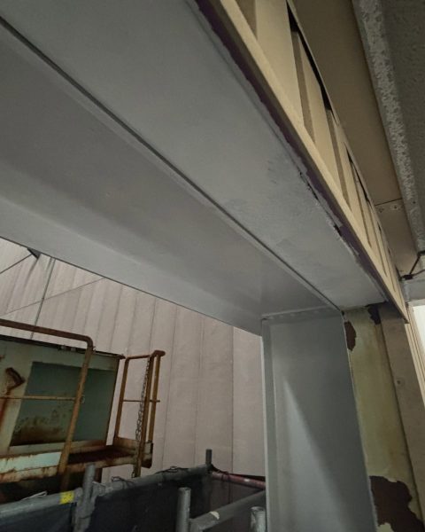 【長洲町】足場から仕上げまで一貫施工。企業様の鉄骨を長寿命化の施工写真（7枚目）