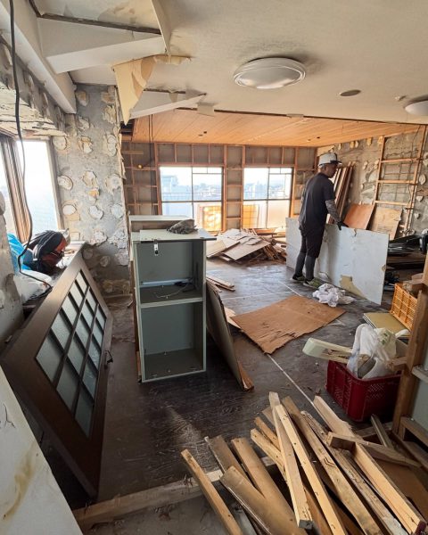 【熊本市】コンクリート打ちっぱなし風にこだわった、マンションのフルリノベーション（施工前）