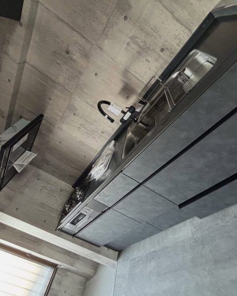 【熊本市】コンクリート打ちっぱなし風にこだわった、マンションのフルリノベーション（施工後）