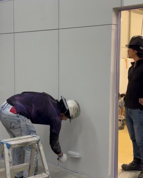 【長洲町】用途と動線に合わせた間仕切りを新設し、塗装仕上げまで一括での施工写真（13枚目）